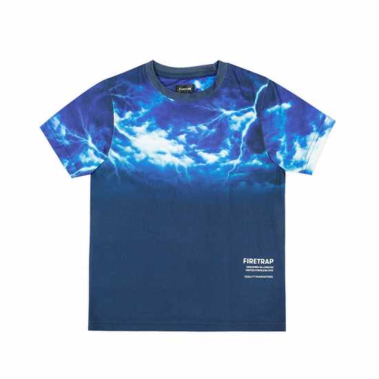 Firetrap Тениска Момчета Sub T Shirt Junior Boys Storm Детски тениски и фланелки