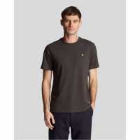 Lyle And Scott Тениска Logo T Shirt Угълено черно ML 398 