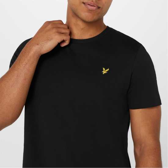 Lyle And Scott Тениска Logo T Shirt Черно небесно Z865 Tshirts under 20