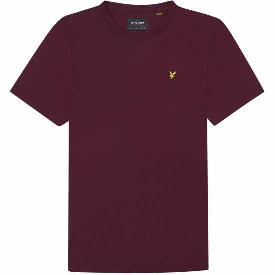 Lyle And Scott Тениска Logo T Shirt Бордово Z562 Tshirts under 20