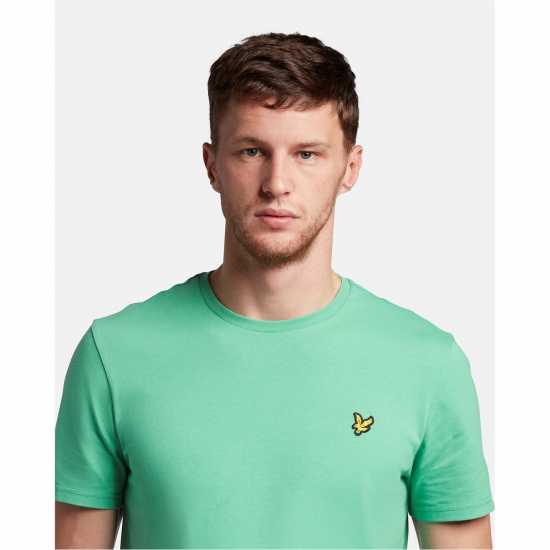 Lyle And Scott Тениска Logo T Shirt Зелено W585 