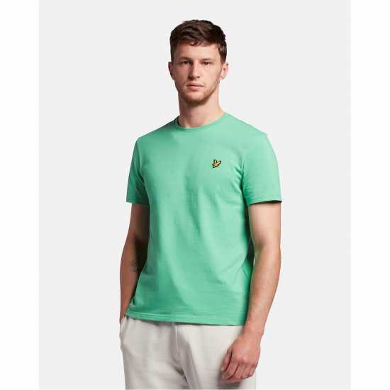 Lyle And Scott Тениска Logo T Shirt Зелено W585 