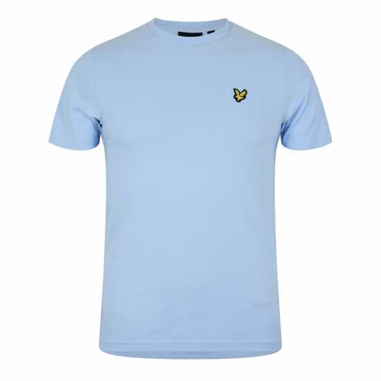 Lyle And Scott Тениска Logo T Shirt Светло синьо W487 