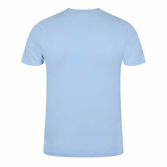 Lyle And Scott Тениска Logo T Shirt Светло синьо W487 