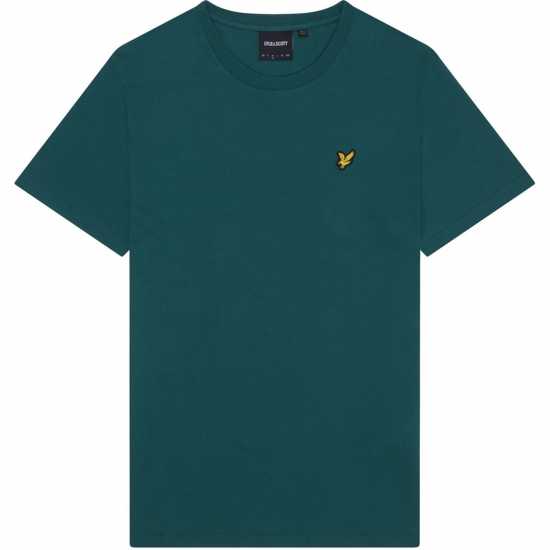 Lyle And Scott Тениска Logo T Shirt Мал Грийн W746 