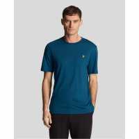 Lyle And Scott Тениска Logo T Shirt Апрес Нави W992 