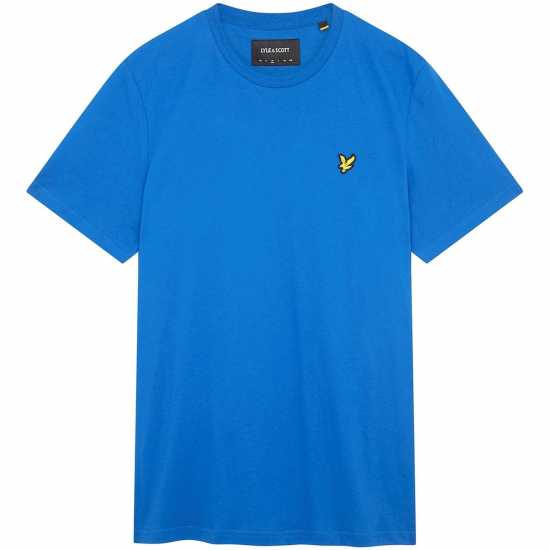 Lyle And Scott Тениска Logo T Shirt Светло синьо W489 