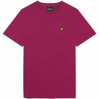 Lyle And Scott Тениска Logo T Shirt Богат бургундски X237 