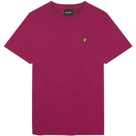 Lyle And Scott Тениска Logo T Shirt Богат бургундски X237 