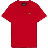 Lyle And Scott Тениска Logo T Shirt Гала Червен Z799 Tshirts under 20