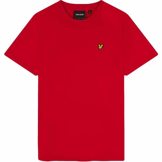 Lyle And Scott Тениска Logo T Shirt Гала Червен Z799 Tshirts under 20