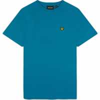 Lyle And Scott Тениска Logo T Shirt Пролетно синьо W584 