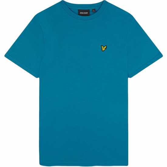 Lyle And Scott Тениска Logo T Shirt Пролетно синьо W584 