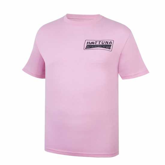 Hot Tuna Мъжка Тениска Обло Деколте Crew T Shirt Mens Pink Мъжко облекло за едри хора