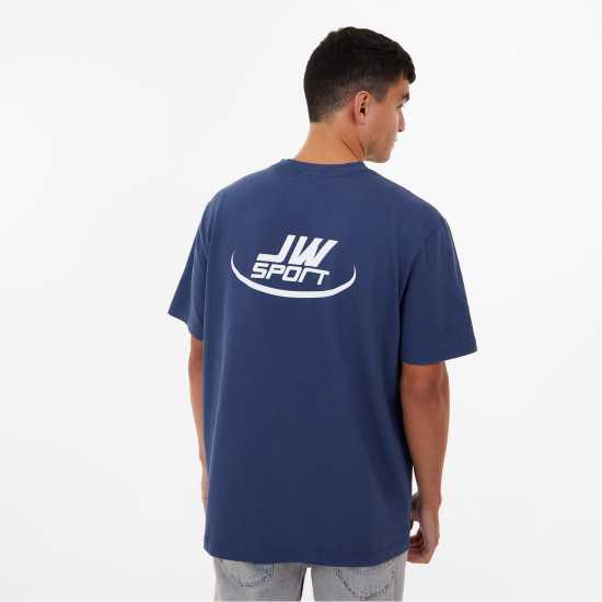 Jack Wills Sport Graphic Tee  Мъжко облекло за едри хора