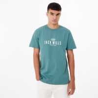 Jack Wills Round Logo T-Shirt  Мъжко облекло за едри хора