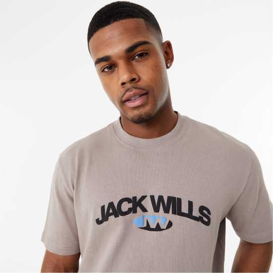 Jack Wills Arch Graphic Tee  Мъжко облекло за едри хора