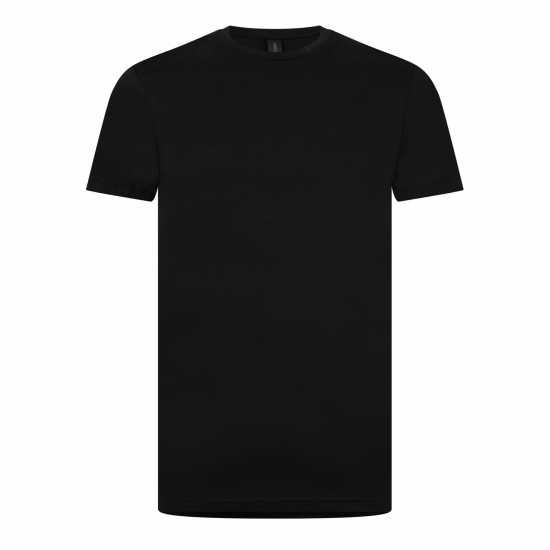 Sportsdirect Sports Direct Sd Blank Tee 99 Черно Мъжко облекло за едри хора