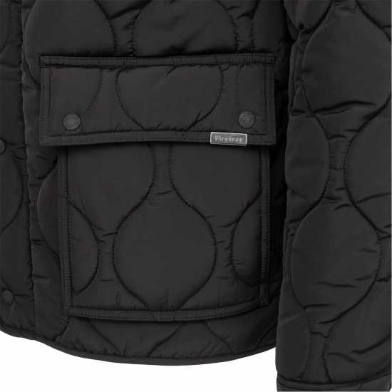 Firetrap Мъжко Яке Kingdom Jacket Mens Черно Мъжки грейки