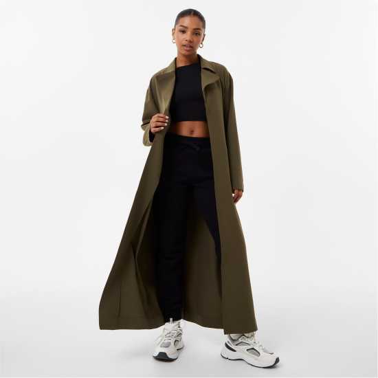 Jack Wills Duster Coat Хаки Дамски грейки