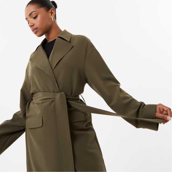 Jack Wills Duster Coat Хаки Дамски грейки