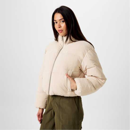 Jack Wills Crop Cord Puffer Ld44  