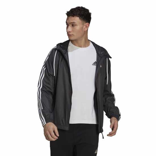 Adidas Мъжка Ветровка Bsc 3-Stripes Wind Jacket Mens Down  Мъжки грейки