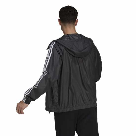 Adidas Мъжка Ветровка Bsc 3-Stripes Wind Jacket Mens Down  Мъжки грейки