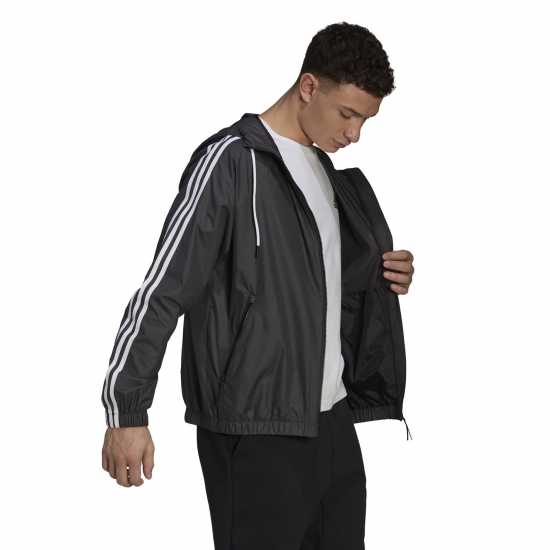 Adidas Мъжка Ветровка Bsc 3-Stripes Wind Jacket Mens Down  Мъжки грейки