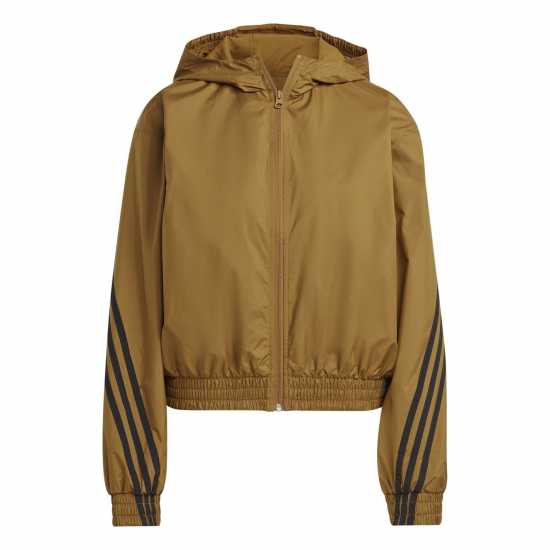 Adidas Дамско Яке Future Icons Woven Windbreaker Jacket Womens Бронзова страна Дамски грейки