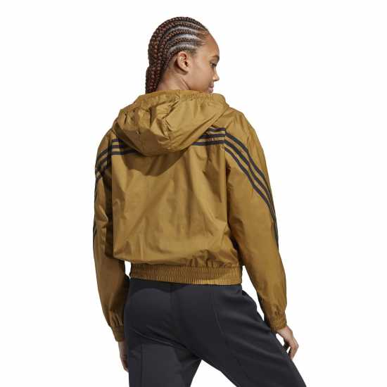 Adidas Дамско Яке Future Icons Woven Windbreaker Jacket Womens Бронзова страна Дамски грейки