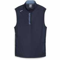 Puma Momentum Wind Vest Golf Mens Тъмносин/Дъб Голф облекло