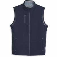 Puma Ватирано Елече Scotia Quilted Vest Golf Mens Тъмносин/Дъб Голф облекло