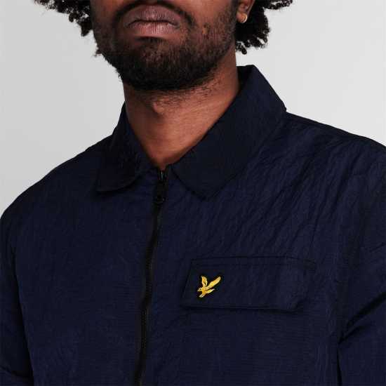 Lyle And Scott & Scott Nylon Over Shirt Морско синьо Z271 