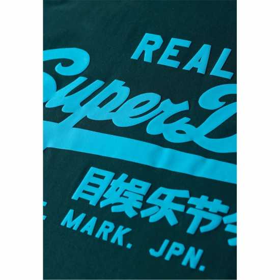 Superdry Тениска Vintage Logo T Shirt Зелено 