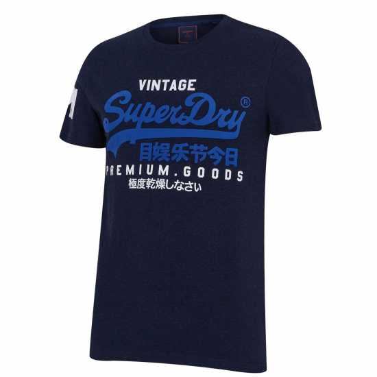 Superdry Тениска Vintage Logo T Shirt Нави Грит 4AY Tshirts under 20