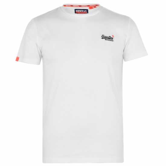 Superdry Тениска Small Chest Logo T Shirt Оптик 44C Tshirts under 20