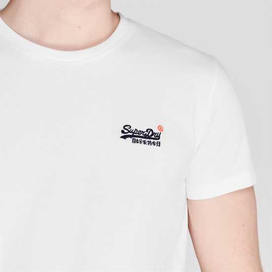 Superdry Тениска Small Chest Logo T Shirt Оптик 44C Tshirts under 20