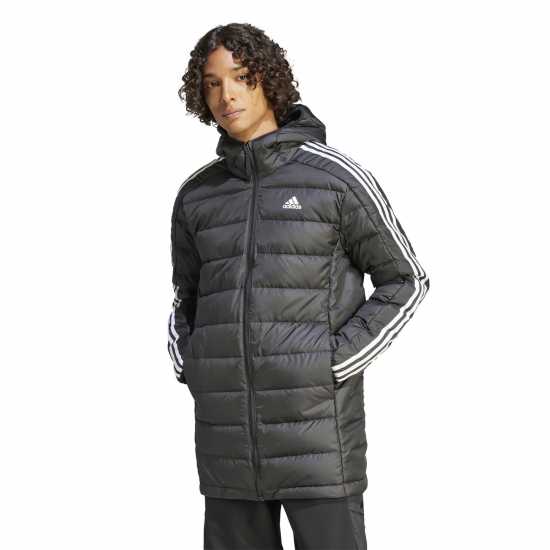 Adidas Essentials 3-Stripes Light Down Hooded Parka  Мъжки грейки