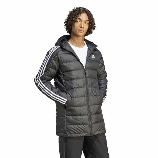 Adidas Essentials 3-Stripes Light Down Hooded Parka  Мъжки грейки