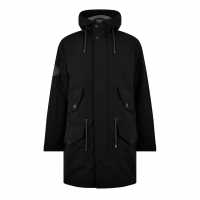 Pretty Green Pg Nomad Parka Sn44 Черно 