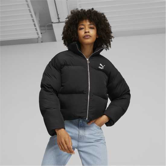 Puma Дамско Яке Classics Oversized Puffer Jacket Womens Черно Пума 