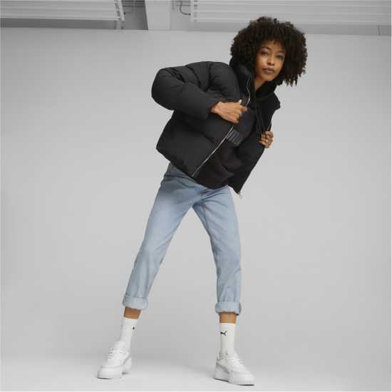 Puma Дамско Яке Classics Oversized Puffer Jacket Womens Черно Пума 