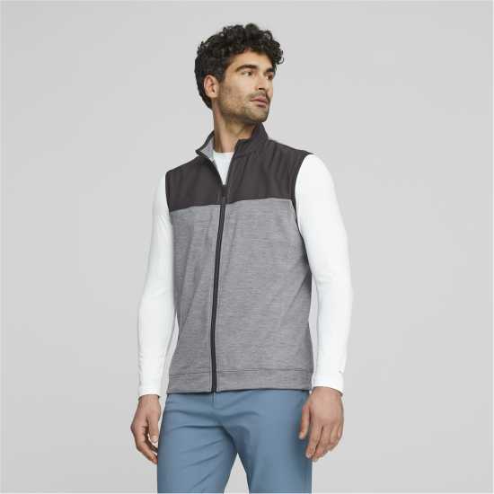 Puma Cloudspun Vest Mens Черно оттенък Мъжки ризи