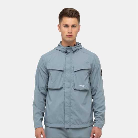 Marshall Artist Artist Nylite Overshirt Нардо Сиво Мъжки якета с пух