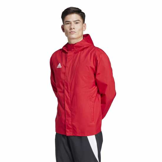 Adidas Мъжко Яке За Дъжд Ent22 Rain Jacket Mens Силно червено Мъжки якета и палта