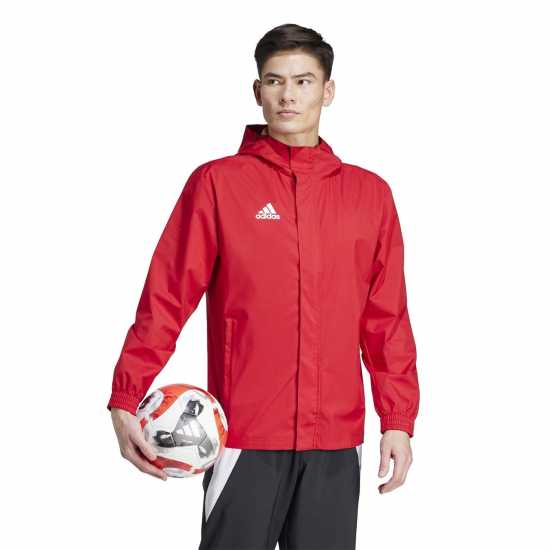 Adidas Мъжко Яке За Дъжд Ent22 Rain Jacket Mens Силно червено Мъжки якета и палта