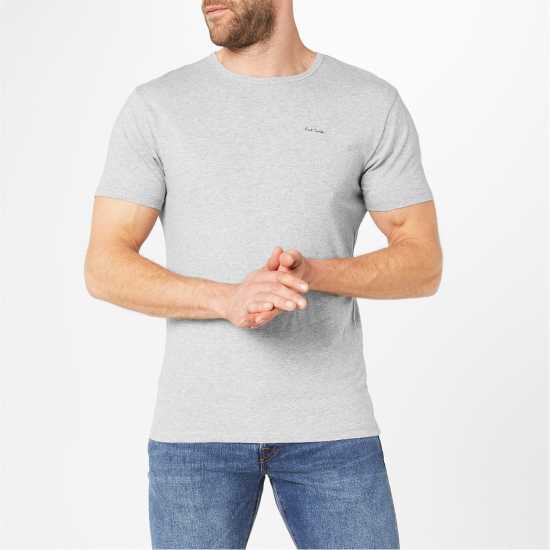 Paul Smith Тениска Chest Logo T Shirt Сив марл 70 Tshirts under 20