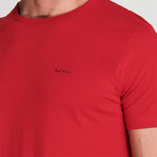 Paul Smith Тениска Chest Logo T Shirt Червен 25 Tshirts under 20