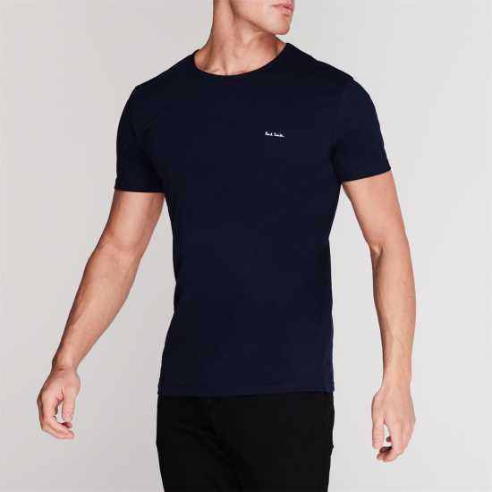 Paul Smith Тениска Chest Logo T Shirt Нави 47 Tshirts under 20